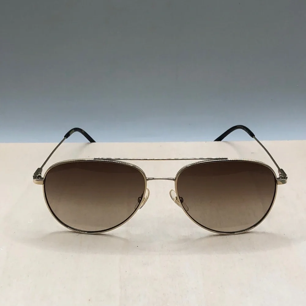 Carrera 187/S Gold Brown Sunglasses 56-17 145 Aviator Double Bridge Unisex Light